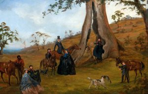 The Gilbert Family by Alexander Schramm Oil Painting