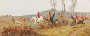 On The Trail by Alexander Von Bensa Oil Painting