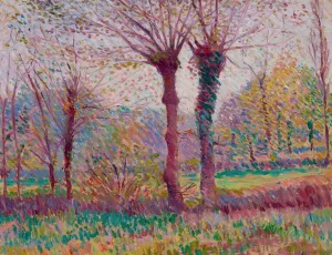 Autumn Afternoon in Brittany by Alexander Warshawsky Oil Painting