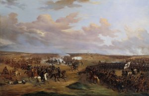The Battle of Dennewitz, September 6, 1813 by Alexander Wetterling Oil Painting