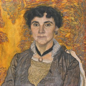 Portrait Of A Lady by Alexander Yakovlevich Golovin Oil Painting