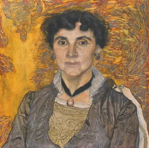Portrait Of A Lady by Alexander Yakovlevich Golovin Oil Painting