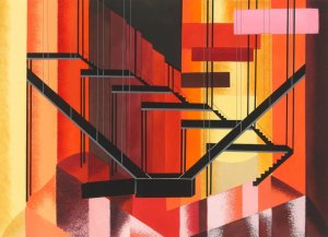 Maquettes de Theatre 13 by Alexandra Exter Oil Painting