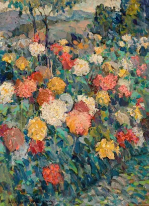 Field of Flowers by Alexandre Altmann Oil Painting