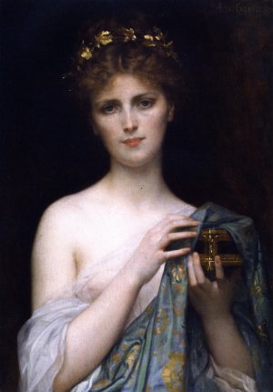Christina Nilsson as Pandora Oil painting by Alexandre Cabanel