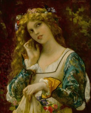 Ecoutant La Voix D'echo by Alexandre Cabanel Oil Painting