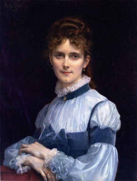 Fanny Clapp by Alexandre Cabanel - Hand-Painted Oil Painting Reproduction