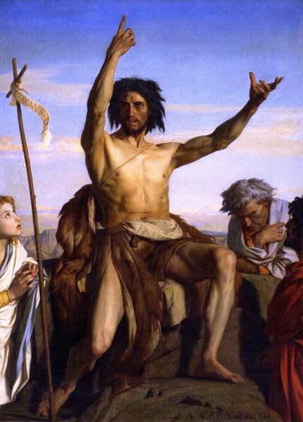 John the Baptist by Alexandre Cabanel - Hand-Painted Oil Painting Reproduction