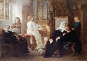 La veuve du maitre de chapelle by Alexandre Cabanel Oil Painting