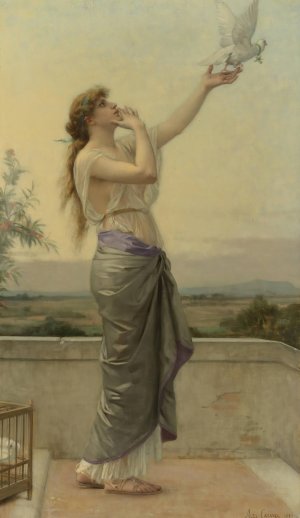 Love's Messenger by Alexandre Cabanel Oil Painting