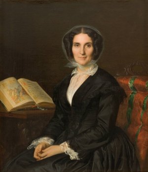 Madame Louise Mares by Alexandre Cabanel Oil Painting