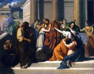 Oedipus Bids Farewell to Jocasta Study
