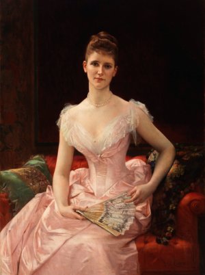 Olivia Peyton Murray Cutting, Wife Of William Bayard by Alexandre Cabanel Oil Painting