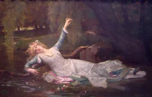 Ophelia painting by Alexandre Cabanel