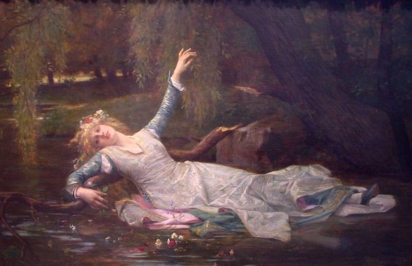 Main Product Photo of Ophelia Painting by Alexandre Cabanel