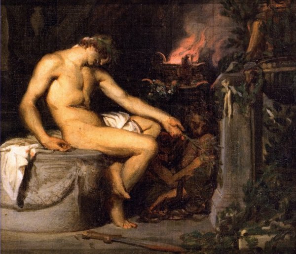 Main Product Photo of Orestes Sketch Painting by Alexandre Cabanel