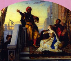 Othello Relating His Battles by Alexandre Cabanel Oil Painting