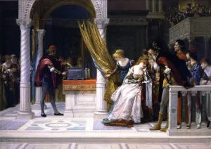 Portia - from The Merchant of Venice by Alexandre Cabanel - Oil Painting Reproduction