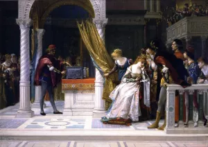 Portia - from The Merchant of Venice Oil painting by Alexandre Cabanel