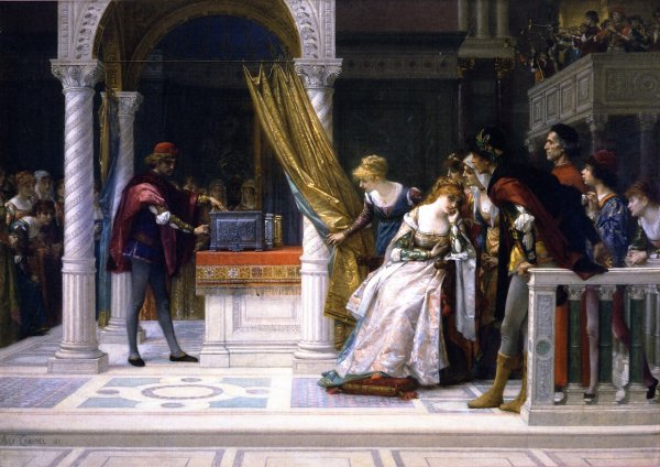 Main Product Photo of Portia - from The Merchant of Venice Painting by Alexandre Cabanel