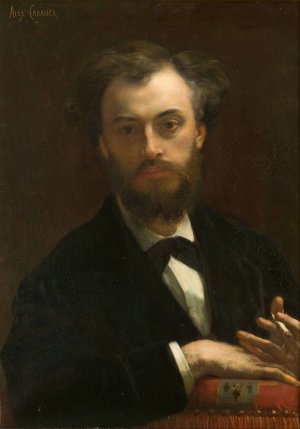 Portrait de Pierre Cabanel by Alexandre Cabanel Oil Painting