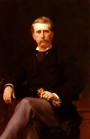 Portrait of John William Mackay Oil painting by Alexandre Cabanel