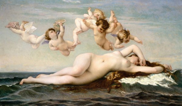 The Birth of Venus  by Alexandre Cabanel - Hand-Painted Oil Painting Reproduction