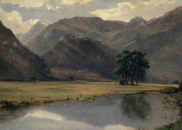 Main Product Photo of Landscape in the Canton of Uri  Painting by Alexandre Calame