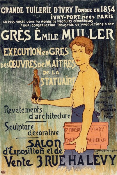 Main Product Photo of Grande Tuilerie D'ivry  Painting by Alexandre Charpentier