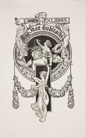 Joan Subirachs by Alexandre De Riquer Oil Painting