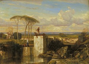 A Well in the East by Alexandre-Gabriel Decamps Oil Painting