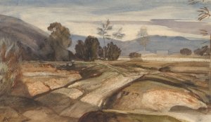 Landscape by Alexandre-Gabriel Decamps Oil Painting