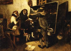 The Experts by Alexandre-Gabriel Decamps - Oil Painting Reproduction