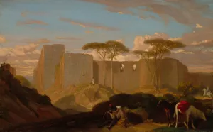 The Good Samaritan by Alexandre-Gabriel Decamps Oil Painting