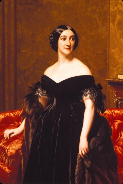 Young Woman  by Alexandre Hesse - Hand-Painted Oil Painting Reproduction