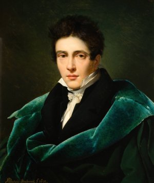 Portrait of Monsieur Gest by Alexandre-Jean Dubois-Drahonet Oil Painting