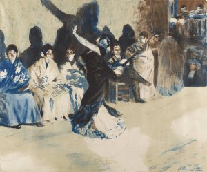 Andalusian Dancers by Alexandre Lunois Oil Painting