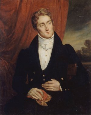 Portrait de Jean-Georges Farcy by Alexandre Marie Colin Oil Painting