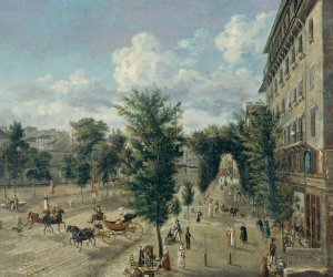 Le Boulevard des Capucines et la Rue Basse-du-Rempart, 2eme et 9eme arrondissements. by Alexandre Pau De Saint-Martin Oil Painting