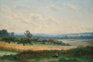 La vallee de Courtry by Alexandre Sege Oil Painting
