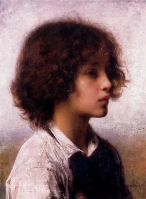Faraway Thoughts by Alexei Harlamoff Oil Painting