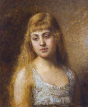 Felia Litvinne by Alexei Harlamoff - Oil Painting Reproduction