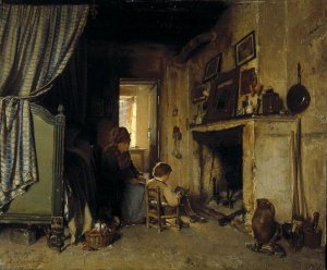 Woman with Her Grandson