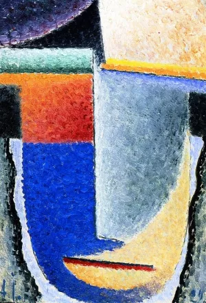 Abstract Head by Alexei Jawlensky - Oil Painting Reproduction