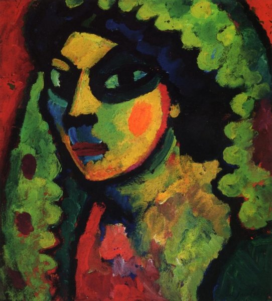 Sicilain Woman with Green Shawl