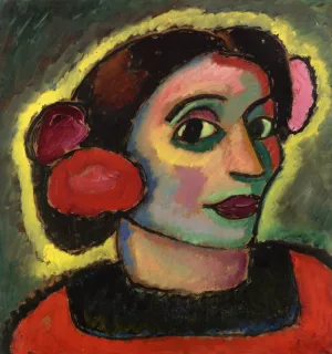 Spanish Woman by Alexei Jawlensky - Oil Painting Reproduction