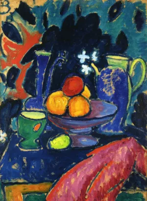 Still Life with Jug Oil painting by Alexei Jawlensky