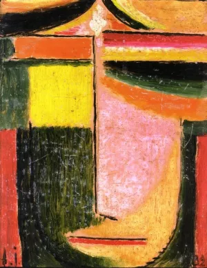 The Abstract Head 3 painting by Alexei Jawlensky