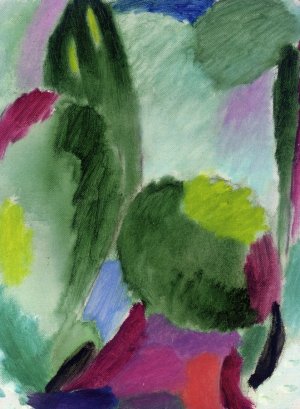Variation: Damp Day Oil painting by Alexei Jawlensky
