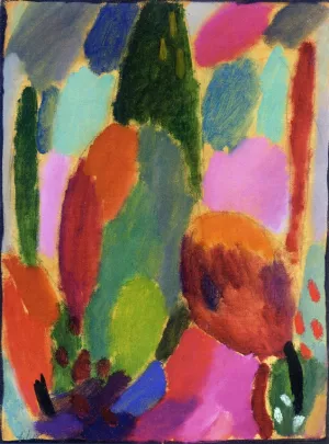 Variation: Tendernesses by Alexei Jawlensky Oil Painting